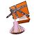 Hermès Portachiavi Carmen Pink Camel Burgundy Multicolore
