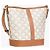 Céline Small Bucket Trionf Canvas Calfskin Arancione - vista 7