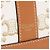 Céline Small Bucket Trionf Canvas Calfskin Arancione - vista 9