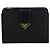 Prada Cartera bi-fold de Saffiano Negro