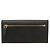 Prada Saffiano Triangle Long Wallet mit Klappe stamp: QHH Schwarz - Ansicht 3