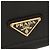 Prada Saffiano Triangle Long Wallet mit Klappe stamp: QHH Schwarz - Ansicht 5