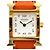 Hermès Reloj Hour de dos correas chapado en oro Dorado