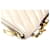 Saint Laurent Clutch Monogram New Medium Marrone  - vista 3