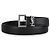 Saint Laurent Cinto Monogram Logo para homem (Black) Preto