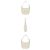 Céline Borsa a tracolla Medium Eloise in vitello morbido (Pale Beige) Bianco - vista 2