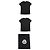 Moncler T-shirt de algodão de manga curta com patch Preto - vista 3