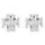Tory Burch Orecchini Kira PAVE Crystal da donna (Silver) Argento
