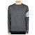 Thom Browne Klassischer Wollstrick mit diagonalen Bündchen für Herren (Gray) stamp: Braun