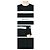T-shirt a maniche corte in cotone con logo RUBBERISED da uomo Moncler (Black) Multicolore - vista 3