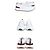 Brunello Cucinelli Sneakers Runner in maglia con inserti in pelle da uomo (White) Bianco - vista 3