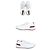 Brunello Cucinelli Sneakers Runner in maglia con inserti in pelle da uomo (White) Bianco - vista 4