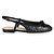 Dior Scarpe basse slingback CD Pearl da donna (Black) Nero