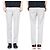 Brunello Cucinelli Pantaloni dritti in cotone gabardine da uomo (Gray) Argento