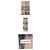 Burberry Sciarpa in lana mohair a quadri da donna (Sand) Marrone - vista 3