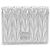 Miu Miu Cartera de piel nappa acolchada Plata