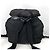 Prada Triangle Logo Nylon Backpack Medium Black - view 4