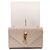 Saint Laurent Borsa a tracolla con catena a busta Monogram Marrone - vista 8