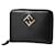 Fendi Diamond Zip Around Medium Wallet Schwarz