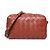 Bottega Veneta Mini Borsa a Tracolla Intrecciato Rosso