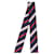 Thom Browne Cravatta a righe in seta e cotone Multicolore  - vista 5