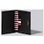 Thom Browne Tarjetero doble de piel granulada negra Multicolor - vista 6