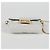 Fendi Borsa a Tracolla Mini Baguette Tote Bianco - vista 6