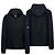 Moncler Giacca in Piuma con Cappuccio Montenegro MONTEYNARD Nero