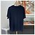 Dior T-shirt en jacquard de tissu éponge Oblique Navy Bleu - vue 5