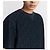 Dior T-shirt en jacquard de tissu éponge Oblique Navy Bleu - vue 9