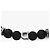 Salvatore Ferragamo Bracciale Gancini Stone Large Nero - Ansicht 8