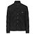 Prada Giacca-camicia imbottita in cashmere nera Nero