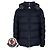 Moncler Navy Montgenevre Hooded Goose Down Jacket Blue