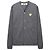 Comme Des Garcons Wollcardigan mit goldenem Herz-Patch stamp: AX Braun