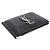 Saint Laurent Portacarte con clip per banconote in vitello nero Monogram argento - vista 4