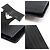 Saint Laurent Portacarte con clip per banconote in vitello nero Monogram argento - vista 6