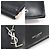 Saint Laurent Portacarte con clip per banconote in vitello nero Monogram argento - vista 7