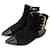 Chanel Botas de ante Negro