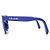 Céline Monochrome Square Acetate Sonnenbrille Violett Lila - Ansicht 3