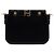 Fendi Sac à épaule pour femme en cuir noir Touch avec logo doré - vue 2