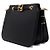 Fendi Sac à épaule pour femme en cuir noir Touch avec logo doré - vue 3