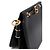 Fendi Sac à épaule pour femme en cuir noir Touch avec logo doré - vue 8