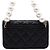Chanel Mini borsa a tracolla e crossbody in pelle nera con catena di perle Nero - vista 5