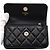 Chanel Mini borsa a tracolla e crossbody in pelle nera con catena di perle Nero - vista 7
