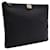 Chanel Borsa Clutch Boy Medium Chevron Nera Nero  - vista 3