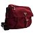 Prada Borsa a spalla e borsa a tracolla in nylon Tessuto Pocono rossa - vista 3