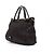Gucci mala Tote e de ombro em couro marrom com logo GG entrelaçado - vista 3