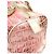 Fendi FF Logo Flower Pink Canvas Boston Tote Bag - view 12