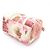 Fendi FF Logo Flower Pink Canvas Boston Tote Bag - view 8