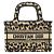 Dior Mizza Leopard Book Tote Mini Bag